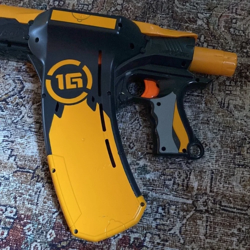 Nerf 1G Dart Tag Quick 16 Blaster, a pump-action foam dart blaster 2011
